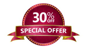 30 percent special offer