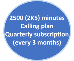 2500 (2K5) Minutes Calling Plan Subscription - Image 5